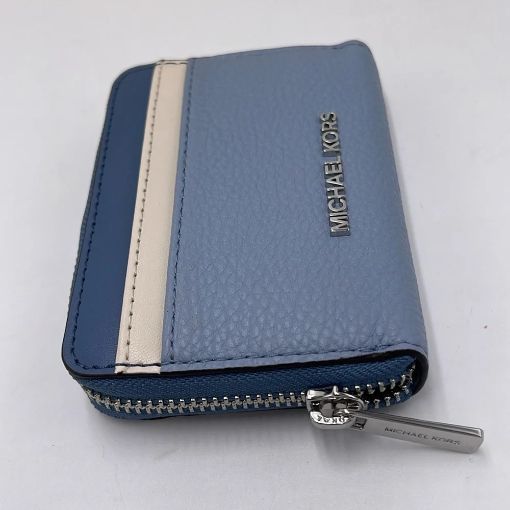 Michael Kors Jet Set Travel Medium Zip Around Color-Block Wallet Card Case
 NWT - Picture 13 of 16